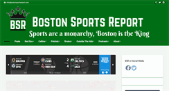 Desktop Screenshot of bostonsportsreport.com